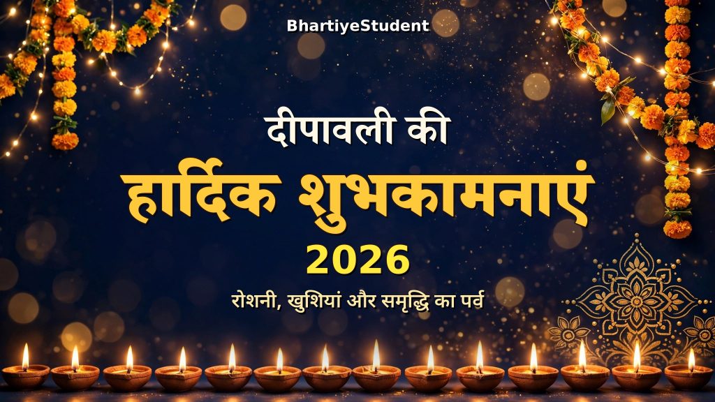 Happy Diwali Wishes in Hindi 2026 – Deepawali ki Hardik Shubhkamnaye banner