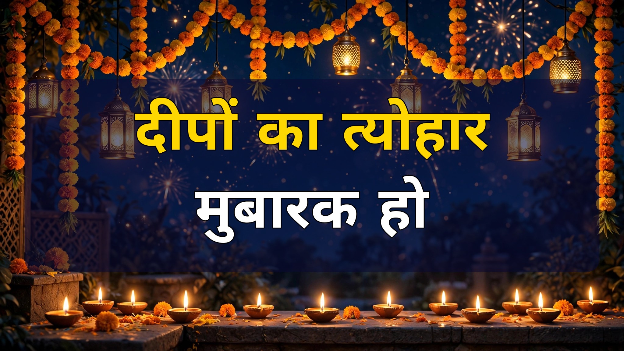 Deepon ka tyohar mubarak ho Diwali poster