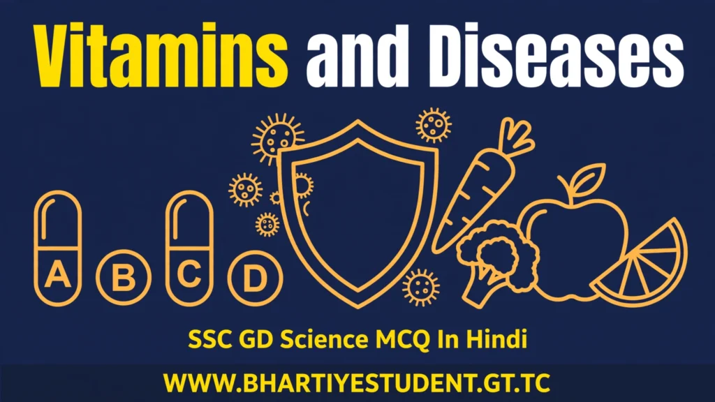 SSC GD Vitamins and Diseases Questions in Hindi: 40 MCQ with Answers
